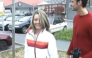 german teen picked up for first anal