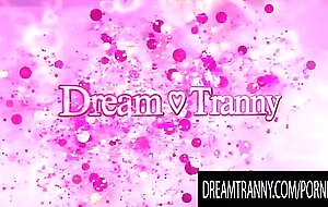 Dream Tranny - Gorgeous Trans Lesbians Trading Anal Sex Compilation