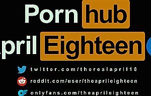 My pussy is so tight that he couldn't last long (CREAMPIE!) - April Eighteen
