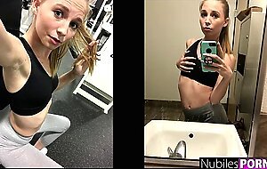 Cute Nympho Begs For Cock At The Gym! - Gym Selfie S16:E10