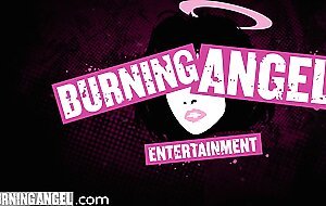 BurningAngel Hot Dominatrix Charlotte Sartre And The IT Guy Fuck Each Other's Ass
