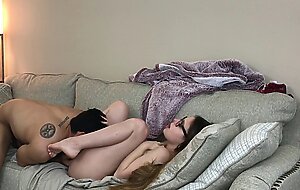 18 y/o Stephanie Vixen comes home craving daddys cock