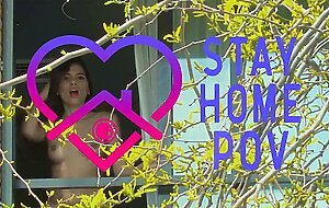 StayHomePOV - Passionate Latinas Showing Off Their Perfect Curves And Share Lucky Stud - Full Video