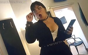 stepmom teach a important lesson to her new step (how to be a slut)
