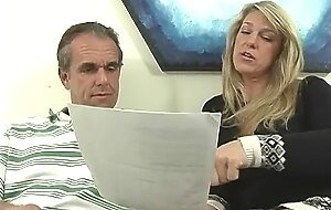 Busty milf teaches teen Amber how to fuck and swap cum
