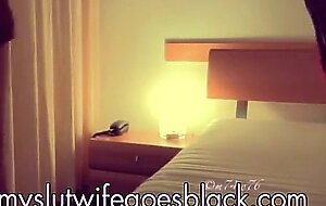 my wife sucks a big black cock while wank me interracial cuckold amateur