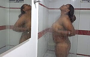 I record my stepsister while she showers