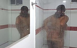 I record my stepsister while she showers