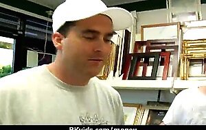 Amateur chick takes money for a fuck 30