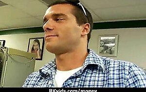 Amateur chick takes money for a fuck 30