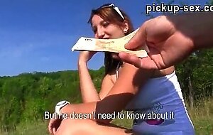 Real amateur czech girl tereza pussy fucked for some money