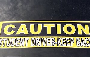 Fake driving school jealous learner with great tits wants hard fucking