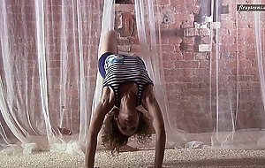 Incredible tight ass small tits Razdery Noga flexibility