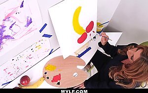 MYLF - Artistic Mylf Seduces Her Nude Male Model