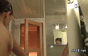 Amateur teen couple fucks in parents bed