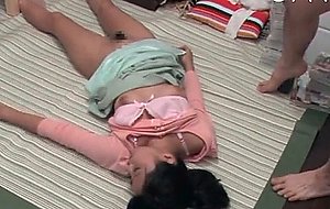 Amateur jap couple fuck on floor