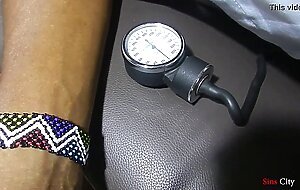 Crazy doctor sucked and fucked male patient in front of his wife