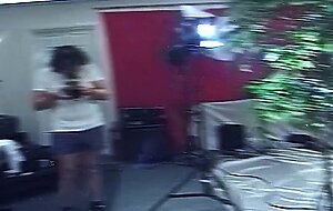 Tammy takes on big Omars huge black cock with DP