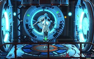 a sexy hottie gets fucked hard by a sex android futanari