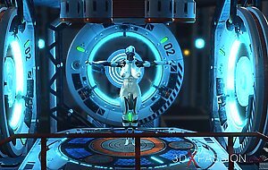 a sexy hottie gets fucked hard by a sex android futanari