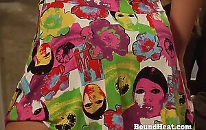 Hot lesbian madame teasing and playing with tight teen