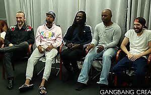 GangbangCreampie - How Many Dicks Can This BUSTY BLONDE Take ? Quite A LOT !