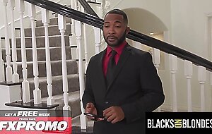 Sexy Waitress HAZEL MOORE Gangbanged at Dinner Party - BlacksOnBlondes