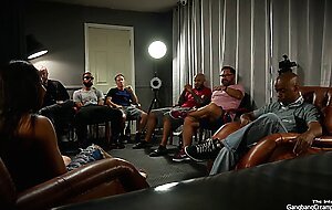 La La Fucks 5 guys and eats cum!