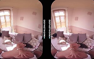 Hot VR sorority sex teacher Anita B. gets her tight pussy fucked in POV