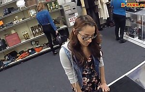 College student sells her books and fucked to earn money