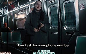 Student girl sucked dick of stranger on train - MollyRedWolf