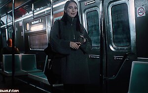 Student girl sucked dick of stranger on train - MollyRedWolf