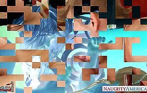 Busty Sarah Vandella gets facialized