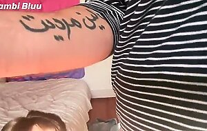 Cute Amateur Girlfriend Surprises Big Cock BF with Sloppy Blowjob in the Sunlight with new Sex Toy