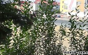 Czech girl ashley woods flashes tits and pounded for cash