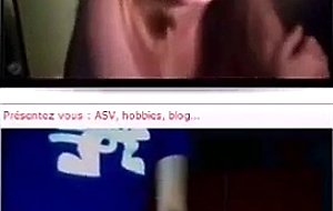 Girl shows and all plays with herself