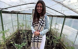 The village girl agreed to a quick sex while her husband was not at home