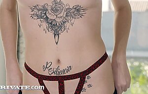 Private Com - Angelique Lapiedra Fucks Her Tattoo Artist