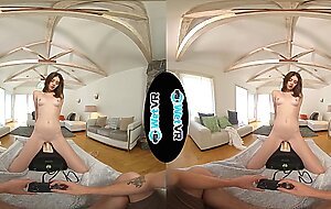 WETVR Small Tit Babe Cream Filled VR Porn