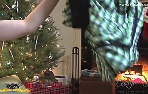 Hot teen trans jerking off her holiday loneliness