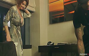 Mature pornstar deauxma takes jon jon's stiff bbc in her pussy & gets her tits covered in cum