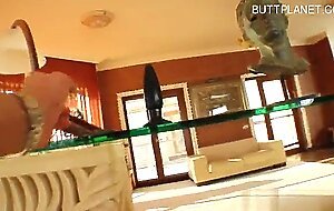 Busty girlfriend deep anal