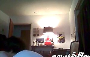 Blonde teen giving a bj