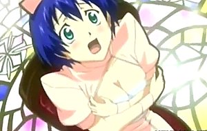 Hentai nurse gets shoved bottle into her pussy and assf