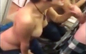 Blowjob in the dressing room