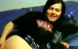 Chubby girlfriend gets fucked and jizzed on