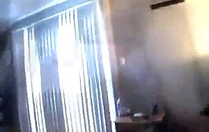 Having fun with busty slut