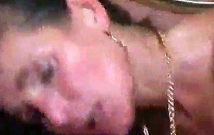 Mommy enjoys a young cock in her cunt and asshole