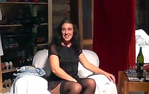 Wild czech milf fucks with younger guy at the casting