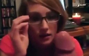 Horny teen fucks well on webcam